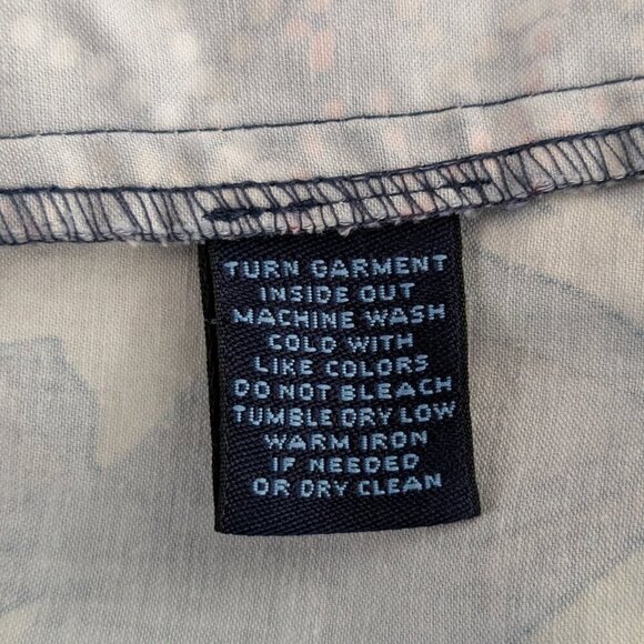 WESTBOUND Blue Floral Button Collared 3/4 Sleeve Casual Jacket; Size XL - Picture 5 of 5